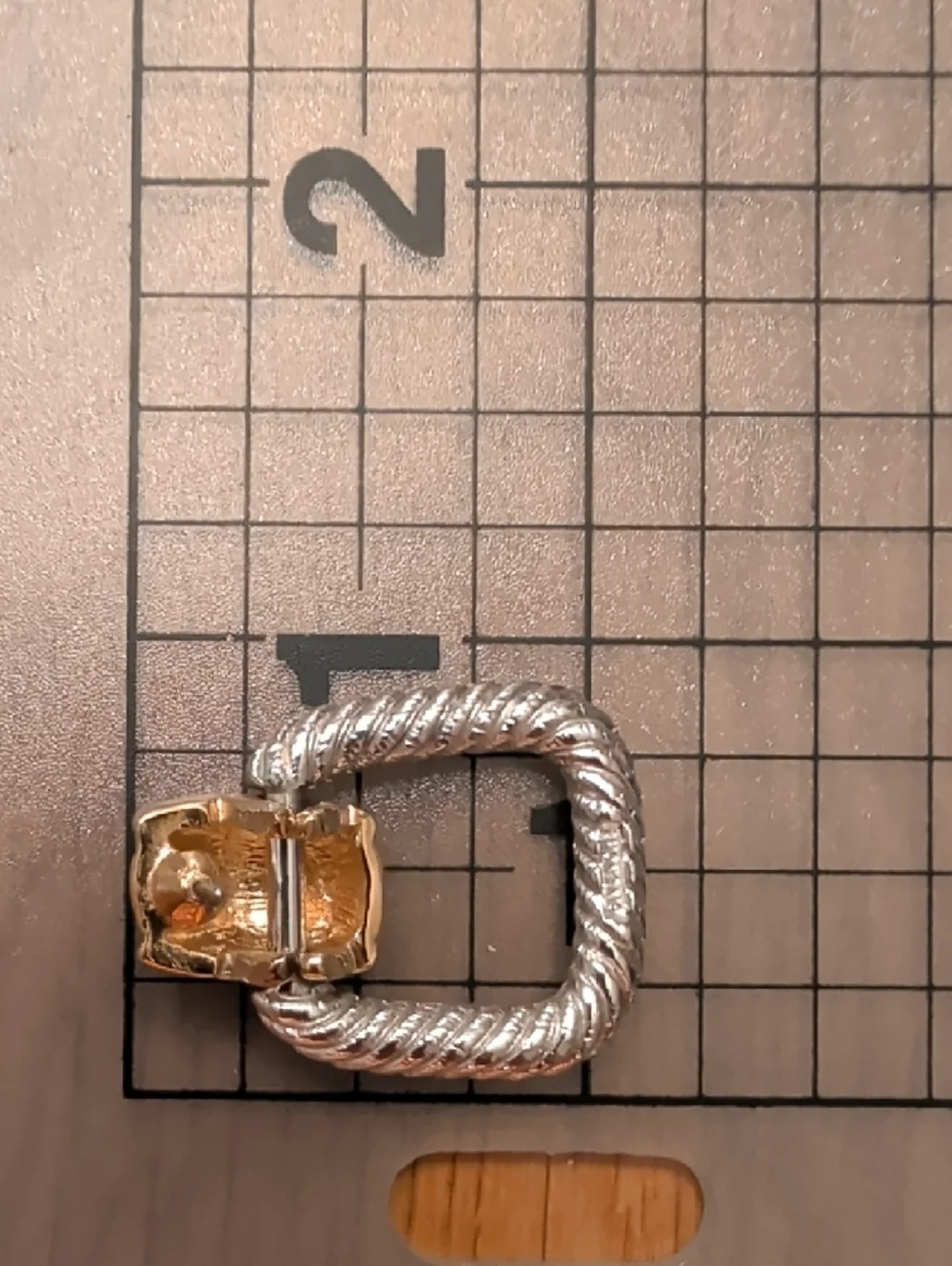 Givenchy Two-Tone Gold and Silver Rope Drop Earrings - Picture 6 of 6